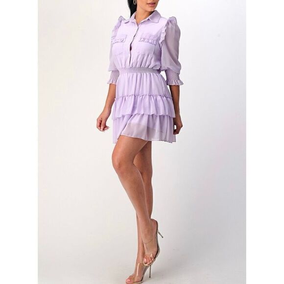 Pastel Purple mini dress - Picture 7 of 7